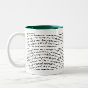 Platypus Dream mit Dreamtime Story Zweifarbige Tasse