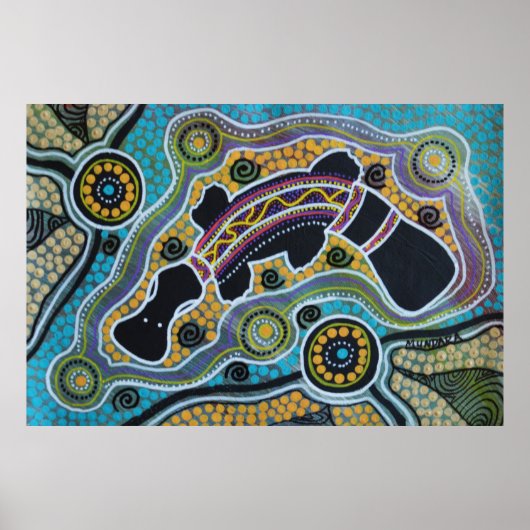 Platypus Dreaming Poster (Vorne)