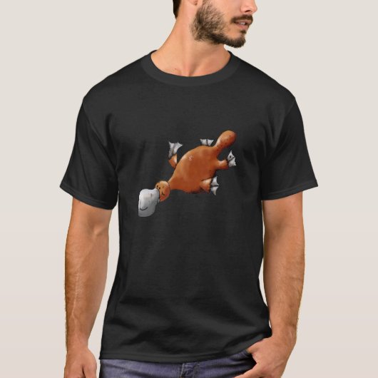 Platypus für Australien Tiere Fans I Wildtiere T-Shirt (Vorderseite)
