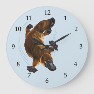 Platypus Große Wanduhr