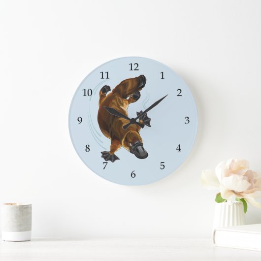 Platypus Große Wanduhr (Zuhause)