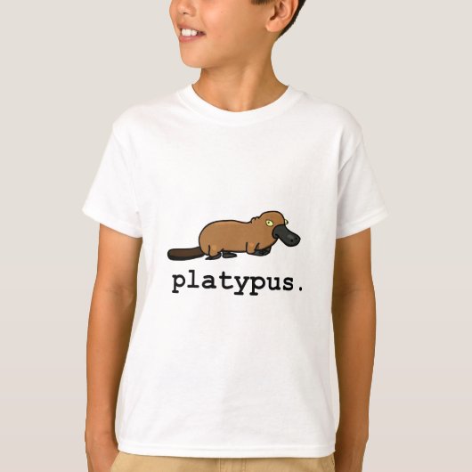Platypus helle Farben T-Shirt (Vorderseite)