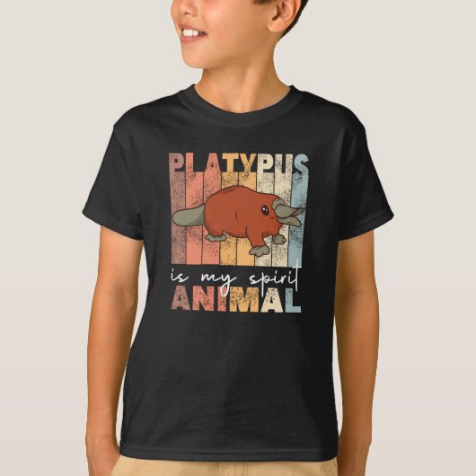 Platypus ist mein Geist Tier - süße Platypus T-Shirt (Vorderseite)