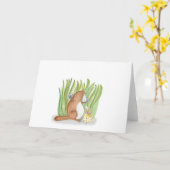 Platypus-Karte Karte (Gelbe Blume)