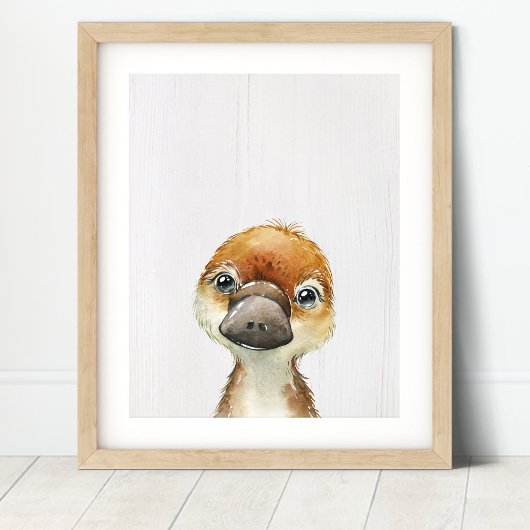 Platypus Kinderzimmer Print Poster