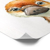 Platypus Kinderzimmer Print Poster (Ecke)
