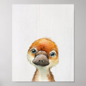 Platypus Kinderzimmer Print Poster (Vorne)