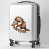 PLATYPUS - KINDERZIMMER STICKER (Koffer)