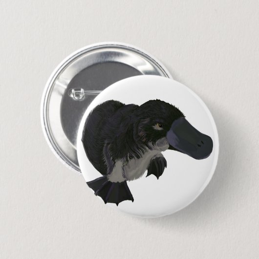 Platypus Knopf Button (Vorne & Hinten)