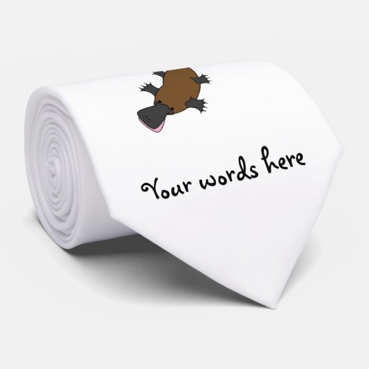 Platypus Krawatte (Gerollt)