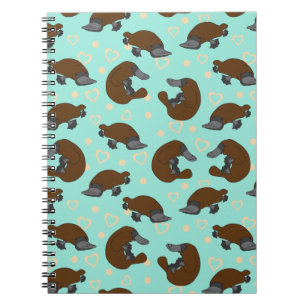 Platypus Liebe-Notizbuch Notizblock