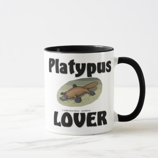 Platypus Liebhaber Tasse (Rechts)