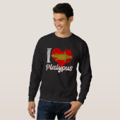 Platypus Love Australia Australian Animal Sweatshirt (Vorne ganz)
