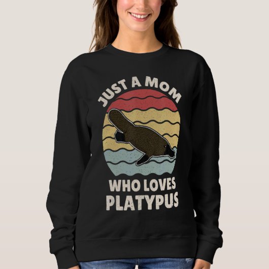 Platypus Mammals Australien Biology Wildlife Stude Sweatshirt (Vorderseite)