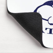 Platypus Mausunterlage - Blau Mousepad (Ecke)