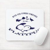 Platypus Mausunterlage - Blau Mousepad (Mit Mouse)