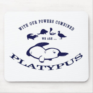 Platypus Mausunterlage - Blau Mousepad