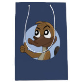 Platypus mit Daumen auf Cartoon Mittelgeschenktüte Mittlere Geschenktüte (Vorderseite)