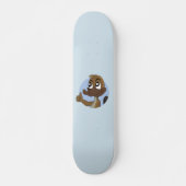 Platypus mit Daumen auf Cartoon Skateboard (Vorne)