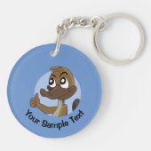 Platypus mit Daumen Schlüsselanhänger (Rückseite)