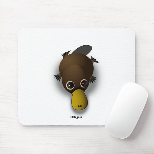 platypus mousepad (Mit Mouse)