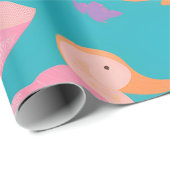 Platypus Pastel Personalisiertes Muster Geschenkpapier (Rolleneckpunkt)