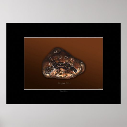 PLATYPUS PATHS Art Poster (Vorne)