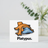 Platypus Platypus Postkarte (Stehend Vorderseite)