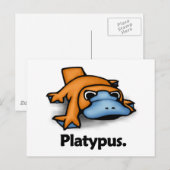 Platypus Platypus Postkarte (Vorne/Hinten)