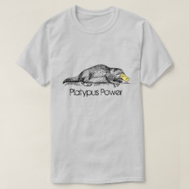 Platypus-Power Australische Monotreme Individualit T-Shirt