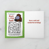 Platypus Puzzle Grußkarte Karte (Innenseite)