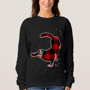 Platypus Red Buffalo Kariert Monotreme Matching PJ Sweatshirt