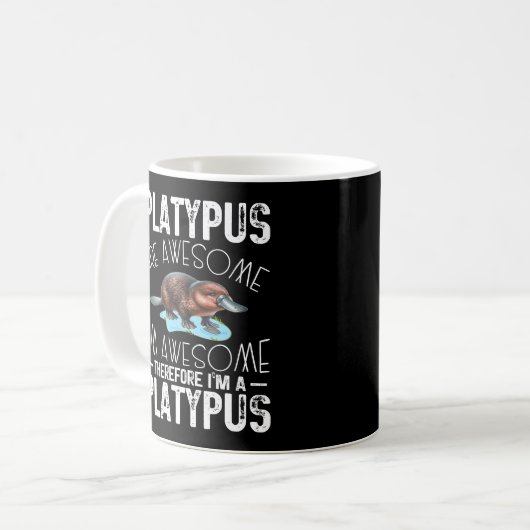 Platypus sind Phantastisch, ich bin Phantastisch P Kaffeetasse (Vorderseite Links)