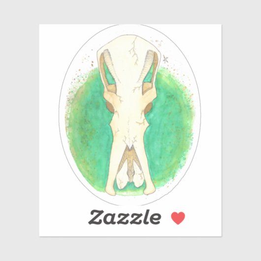 Platypus Skull Aufkleber (Blatt)