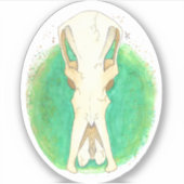 Platypus Skull Aufkleber (Vorderseite)