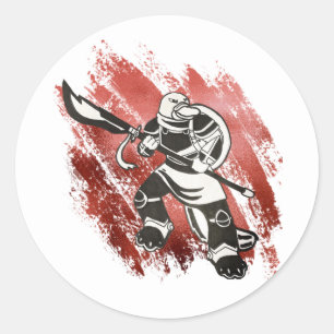 Platypus Warrior Sticker