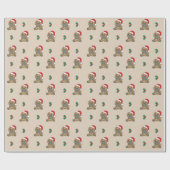 Platypus Weihnachts-Wintertiere Urlaub Platypus Geschenkpapier (Flach)