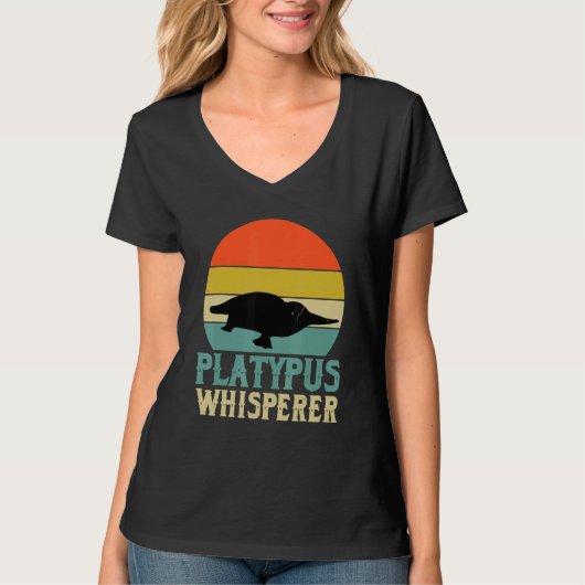 Platypus Whisperer Apparel Platypuses T-Shirt (Vorderseite)