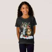 Platypus Xmas Tree Lighting Weihnachtsmannmütze Pl T-Shirt (Vorne ganz)