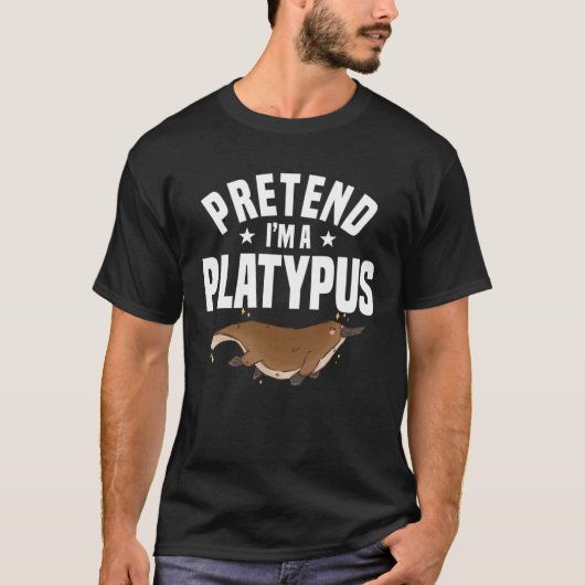 Platypus Zoologist Duck Billed Veterinarian T-Shirt (Vorderseite)