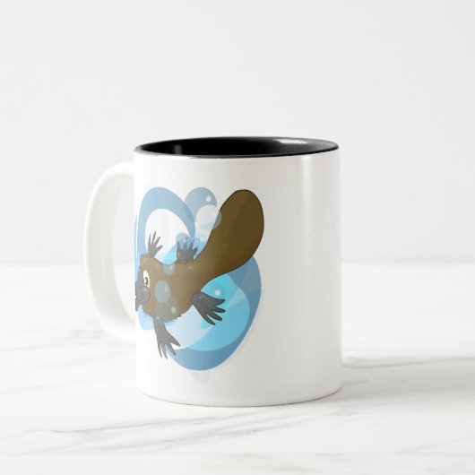 Platypus Zweifarbige Tasse (Vorderseite Links)