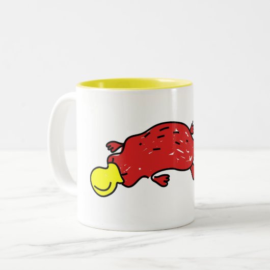 platypus zweifarbige tasse (Vorderseite Links)