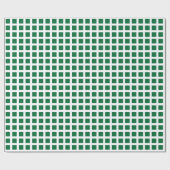 Platz 02 - Forest Green on White Geschenkpapier (Flach)