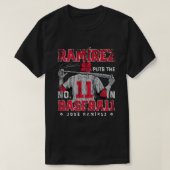 Platz 11 im Baseball Jose Ramirez Cleveland MLBPA T-Shirt (Design vorne)