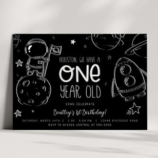 Platz 1. Geburtstag - Einladung von Houston