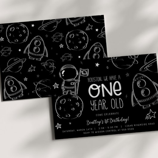 Platz 1. Geburtstag - Einladung von Houston