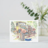 Platz 1 postkarte (Stehend Vorderseite)