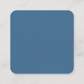Platz, 2,5 Zoll x 2,5" Visitenkarte (Rückseite)