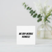 Platz, 2,5 Zoll x 2,5" Visitenkarte (Stehend Vorderseite)