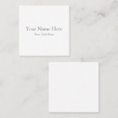 Platz, 2,5 Zoll x 2,5" Visitenkarte (Vorne/Hinten)